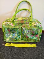 Bonte groene reis/ Weekend tas, 30 cm of meer, Minder dan 35 cm, Ophalen of Verzenden, Zo goed als nieuw