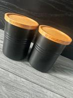 Le creuset medium vooraadpotten, Ophalen of Verzenden, Zo goed als nieuw