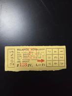 Oude Hongaarse tram ticket, Ophalen of Verzenden, Gebruikt