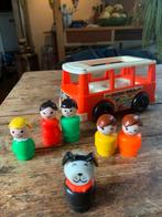 Vintage Fisher Price bus, Ophalen of Verzenden, Gebruikt, Auto of Voertuig