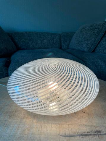 MURANO Swirl vintage xl PEBBLE Zebra lamp beschikbaar voor biedingen