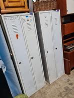 Metalen lockers - 2 stuks 50x60x180 cm, Huis en Inrichting, Ophalen, Gebruikt, Industrieel