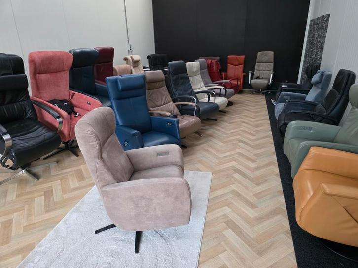 Prominent relaxfauteuil accu Wilson ster lende topswing, Huis en Inrichting, Fauteuils, Zo goed als nieuw, Stof, 50 tot 75 cm