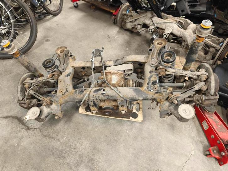 Subframe achteras + 3,64 differentieel BMW E87 E81 1 serie, Auto-onderdelen, Ophanging en Onderstel, BMW, Ophalen