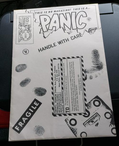 EC Comics-Portfolio- PANIC- OOP 1985, Verzamelen, Posters, Zo goed als nieuw, Overige onderwerpen, A4 of kleiner, Rechthoekig Staand