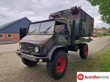 Unimog 404 6 cilinder benzine met auto kenteken bouwj. 1970 beschikbaar voor biedingen