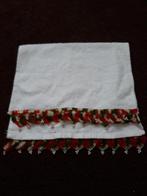 nieuw gastendoekje met handgemaakte rand en kraaltjes, Huis en Inrichting, Badkamer | Badtextiel en Accessoires, Ophalen of Verzenden