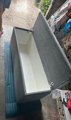 Voetenbank / Opbergbank voor bed, Ophalen, Kunststof, Gebruikt, 100 tot 150 cm