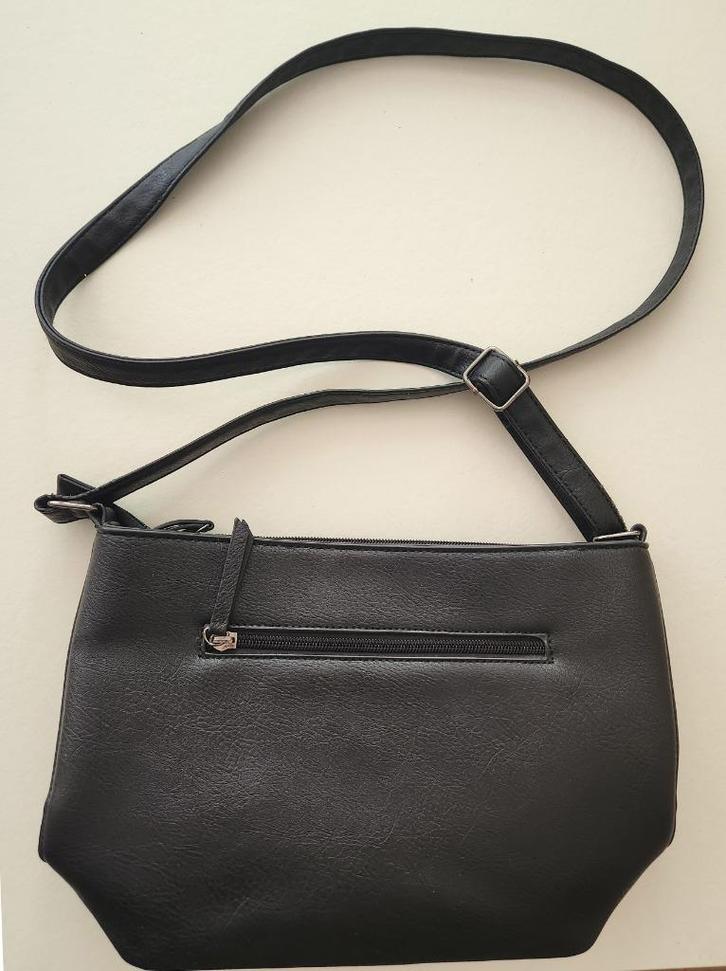 Mooie nieuwe zwarte Hand / Schoudertas merk EsCarté, Sieraden, Tassen en Uiterlijk, Tassen | Schoudertassen, Nieuw, Overige merken