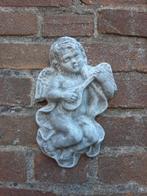 Engel wanddecoratie betonnen beeld tuinbeeld beton, Tuin en Terras, Ophalen of Verzenden, Nieuw