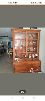 Teak houten kast (moderne strakke look), Huis en Inrichting, Kasten | Vitrinekasten, Ophalen, Gebruikt, 50 tot 75 cm, 200 cm of meer