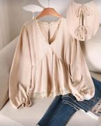 Top Xenna Beige (44-52), Verzenden, Nieuw, Beige, Shirt of Top