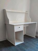 IKEA. bureau met opzetstuk - wit - blad 120 x 70 cm, Ophalen, Zo goed als nieuw