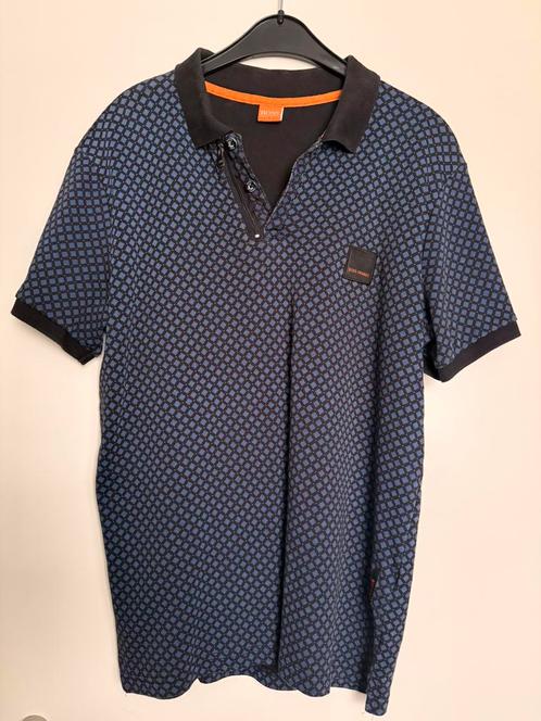 Blauwe Hugo Boss polo. Mt. L., Kleding | Heren, Polo's, Zo goed als nieuw, Maat 52/54 (L), Blauw, Ophalen of Verzenden