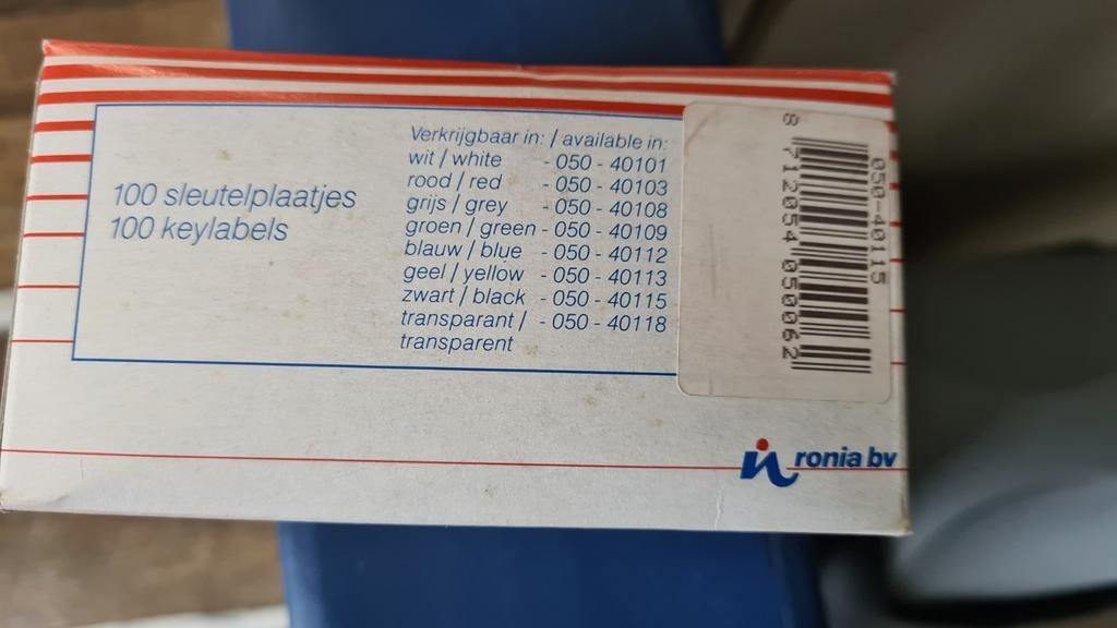 sleutellabels, Ophalen of Verzenden, Nieuw