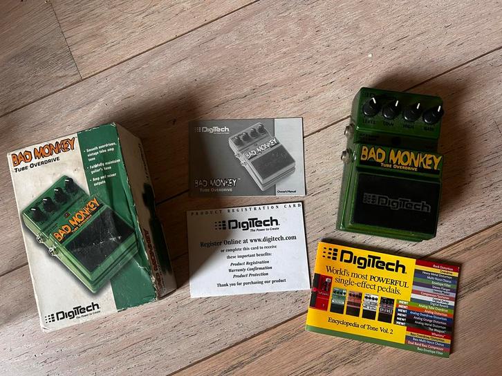 Digitech Bad Monkey Overdrive - Compleet!, Muziek en Instrumenten, Effecten, Gebruikt, Distortion, Overdrive of Fuzz, Ophalen of Verzenden