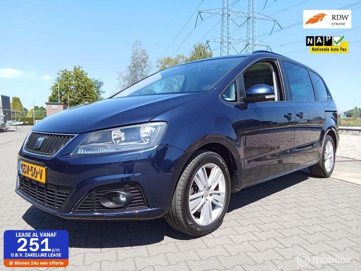 Seat Alhambra 1.4 TSI Style 7p/clima/cruise/pano dak, Auto's, Seat, Bedrijf, Te koop, Alhambra, ABS, Achteruitrijcamera, Airbags