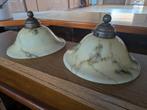 7 art deco plafondlampen marmerprint, Ophalen