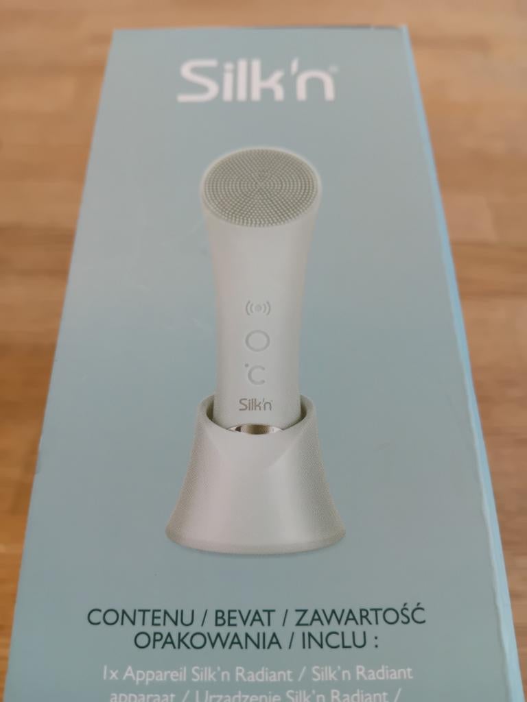 Gezichtsreinigingsborstel Silk'n Radiant, Ophalen of Verzenden, Zo goed als nieuw, Gehele gezicht