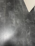 Tegel laminaat antraciet zelf eruit halen 70-+M, Huis en Inrichting, Stoffering | Vloerbedekking, Ophalen, Zo goed als nieuw, 50 tot 75 m²