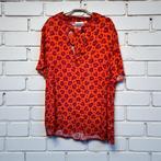 Fabienne Chapot Blouse 40 Oranje Paars Panterprint Lou Top, Kleding | Dames, Maat 38/40 (M), Verzenden, Oranje, Zo goed als nieuw