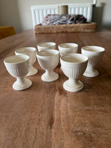 7 x Wedgwood Edme eierdopjes beschikbaar voor biedingen
