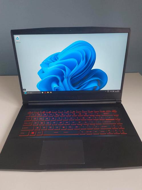 Msi GF63 Thin 10SCXR, Computers en Software, Windows Laptops, Gebruikt, 15 inch, SSD, 2 tot 3 Ghz, 16 GB, Qwerty, Met videokaart