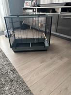 Zwart grijze vogelkooi, Dieren en Toebehoren, Vogels | Hokken en Kooien, Ophalen, Gebruikt, Het plein, Vogelkooi