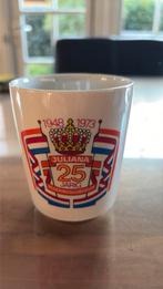 Mok 25 jarig jubileum Juliana, Ophalen, Zo goed als nieuw, Nederland, Servies