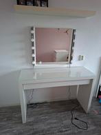 Toilettafel met spiegel en lampen, Ophalen of Verzenden