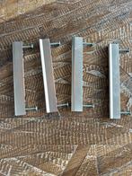 Mooie rvs grepen 4x, Ophalen, 100 tot 250 mm, Gebruikt, Overige typen