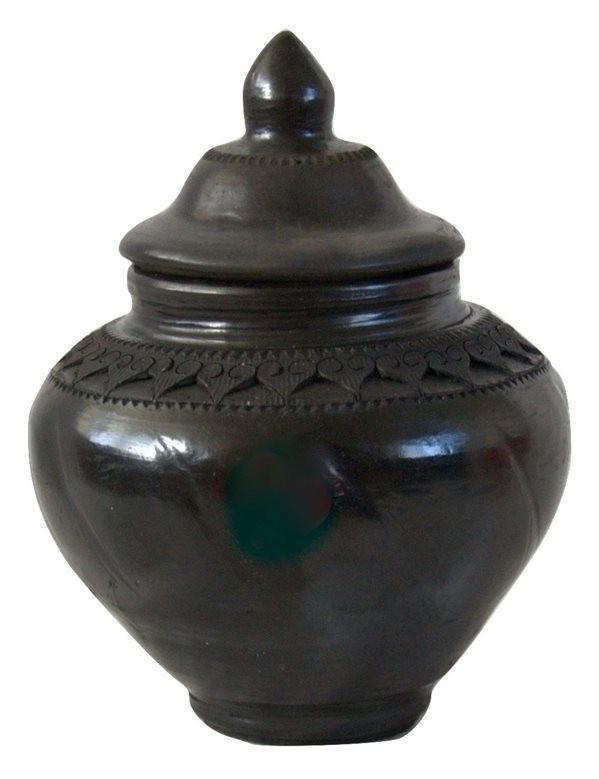 Urn Bruin Relief ( Verdeelurn ), Huis en Inrichting, Woonaccessoires | Overige, Nieuw, Ophalen of Verzenden