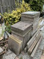 Partij gebruikte betontegels - diverse formaten, Tuin en Terras, Tegels en Klinkers, Ophalen, Gebruikt, 10 m² of meer, Beton