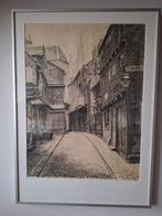 Klaas Bood houtskool tekening 1967, Ophalen