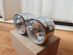 Dubbele koplamp zijmontage Fat bob stijl, Ophalen of Verzenden, Gebruikt