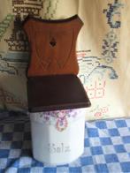 oude zoutpot/ zoutbak porselein/ voorraadpot Salz, Antiek en Kunst, Ophalen of Verzenden