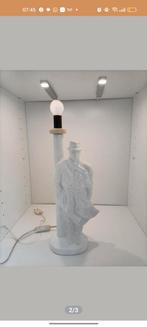 Vintage gave lamp  man in regenjas bij lantarenpaal, Ophalen of Verzenden, Zo goed als nieuw