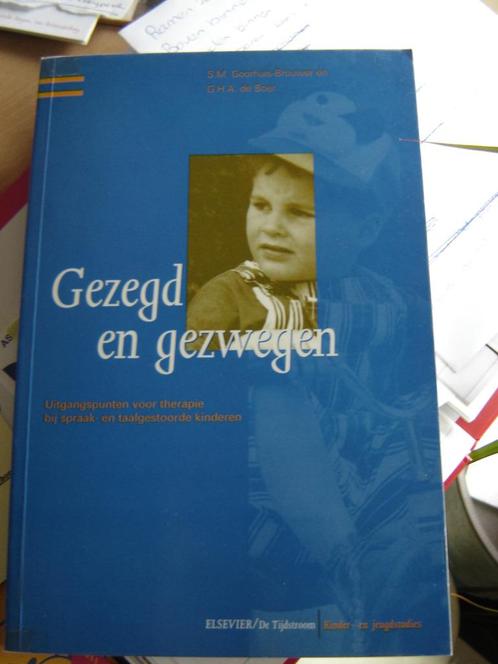 Gezegd en gezwegen Logopedieboek, Boeken, Studieboeken en Cursussen, Nieuw, HBO, Ophalen of Verzenden