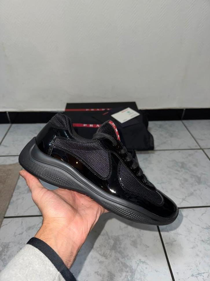 Prada America’s Cup Sneakers, Kleding | Heren, Schoenen, Zo goed als nieuw, Sneakers of Gympen, Zwart, Ophalen of Verzenden