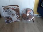 Quigg ventilator retro look 3 standen koperkleur metaal, Ophalen of Verzenden, Zo goed als nieuw, Vloerventilator