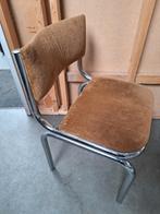 Leuke unieke vintage stoel, Ophalen of Verzenden, Gebruikt, Bruin, Eén