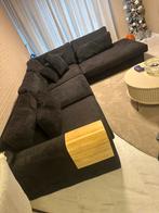 Grote hoekbank - Corduroy stof, Gebruikt, 100 tot 125 cm, Hoekbank, 300 cm of meer