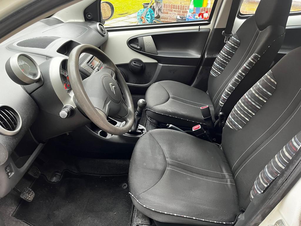 Citroen C1 RIJKAAR/APK/HISTORY/BEURT/NAP/AIRCO/5drs//DIREKT, Voorwielaandrijving, Stof, Gebruikt, Zwart