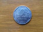 Munt Frankrijk 2 franc 1993 Rode Kruis Jean Molin, Ophalen of Verzenden, Frankrijk