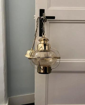 Vintage retro messing hanglamp hallamp 