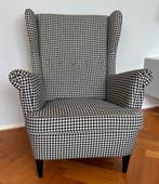 Ikea Strandmon fauteuil in nette staat, Huis en Inrichting, Fauteuils, Ophalen, Gebruikt, Stof