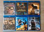 6x Blu-ray disc films o.a. Hancock, Shooter, Jumper e.a., Ophalen of Verzenden, Zo goed als nieuw