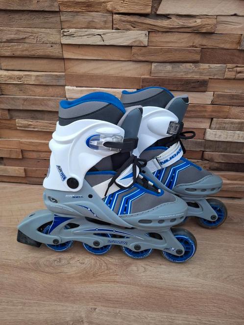Nijman Skeelers Maat 38 dames/heren + Beschermers, Sport en Fitness, Skeelers, Gebruikt, Inline skates 4 wielen, Overige merken