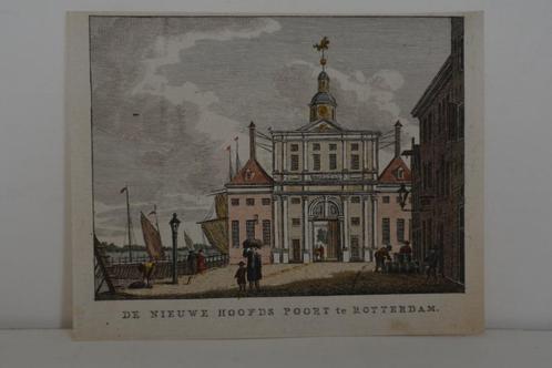 ROTTERDAM DE NIEUWE-HOOFDSPOORT Gravure 1786 Bulthuis GP2, Antiek en Kunst, Kunst | Etsen en Gravures, Verzenden