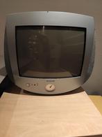 Grijze Philips tv met klokje, Ophalen of Verzenden, Gebruikt, Philips